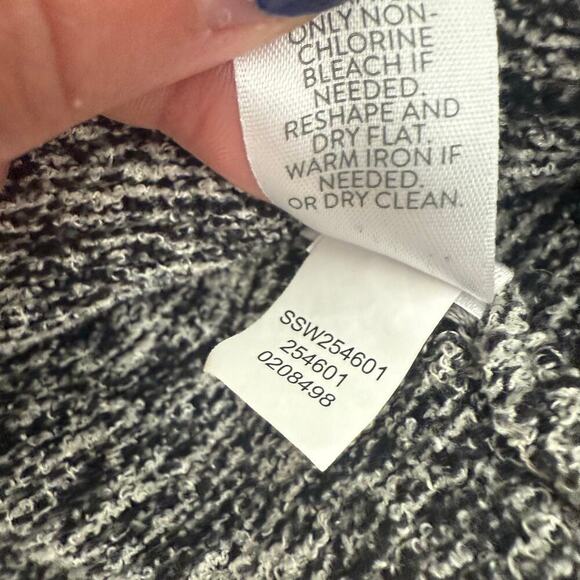 J.Jill PureJill Marled Cowl Neck Sweater Grey Long Sleeve 254601 Size Small - Picture 5 of 5